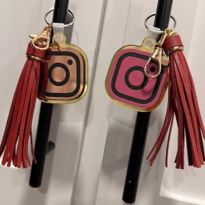 Acrylic/Wood-Smart NFC keychain