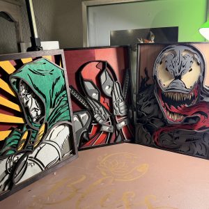 3D Laser Layer Art-Med size 11 x 8 (Wall Decor)